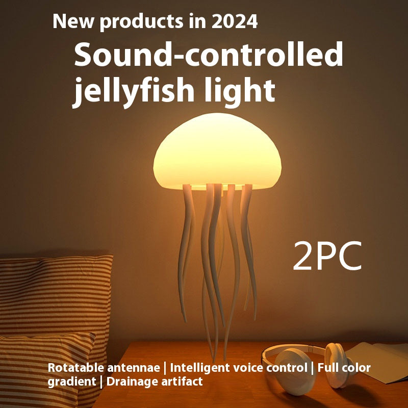 LED Jellyfish Mood Lamp – Night Light and Aquarium Decoration