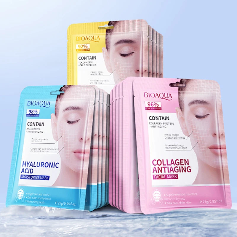 BIOAQUA Retinol Collagen Face Masks – Hydration, Radiance and Firmness