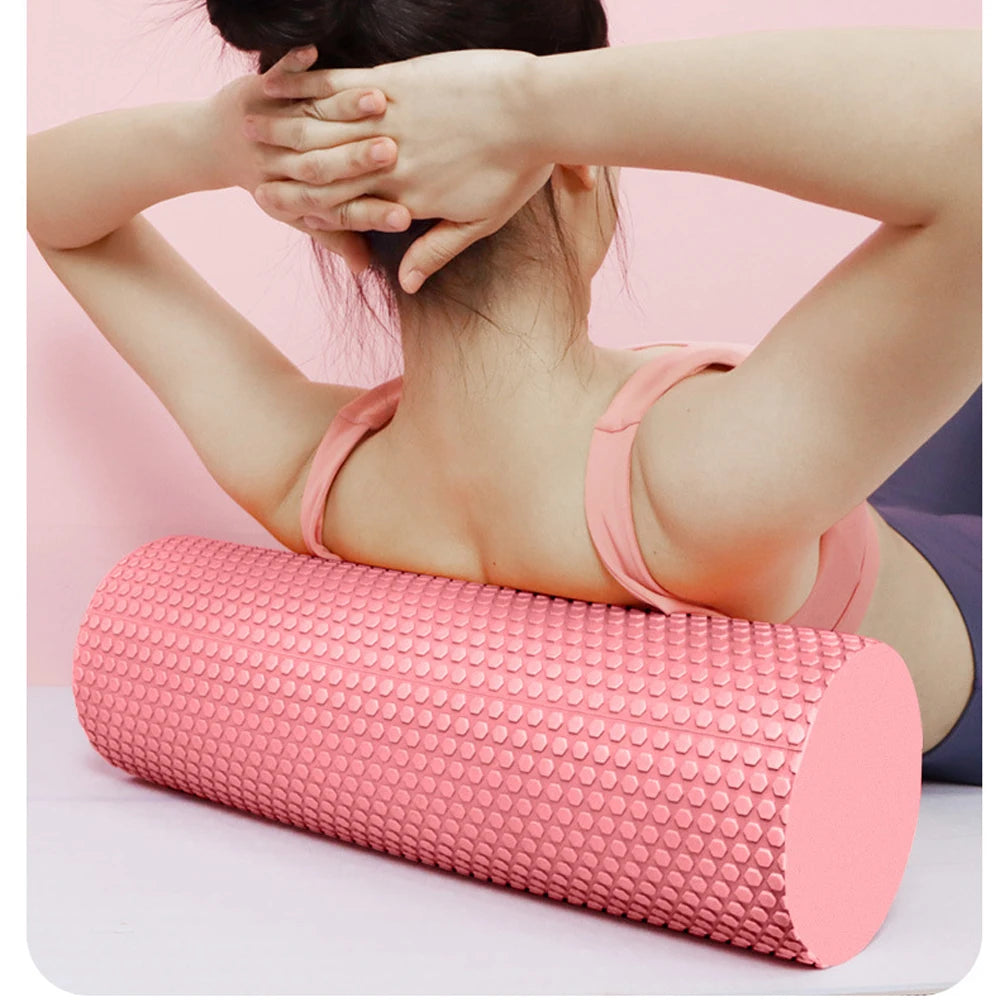 Yoga Roller EVA Foam Hexagonal – Massage Cylinder for Pilates and Home Exercises