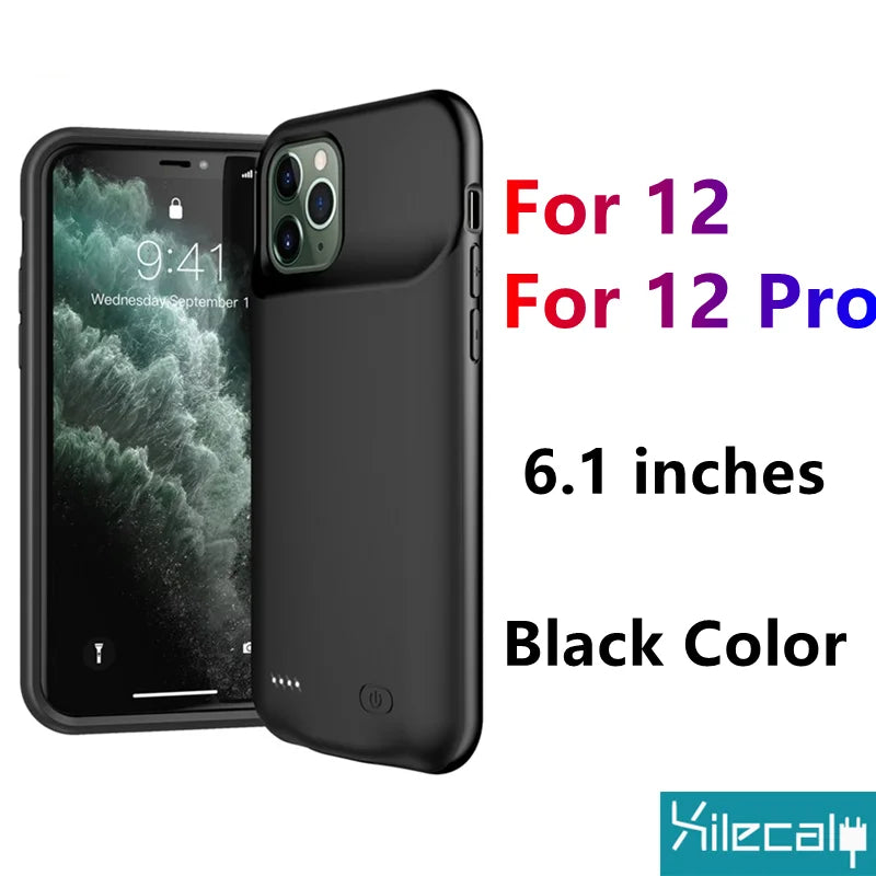 "Xilecaly Battery Case pour iPhone 15/14/13/12 Mini/XS Max/XR/7/8 Plus/SE"