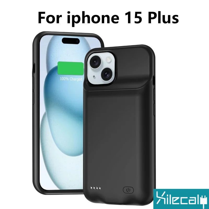 "Xilecaly Battery Case pour iPhone 15/14/13/12 Mini/XS Max/XR/7/8 Plus/SE"