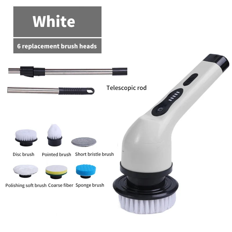 9-in-1 Electric Cleaning Brush Electric Spin Cleaning Scrubber Electric Cleaning Tools