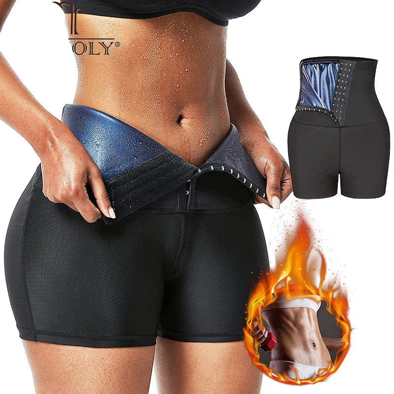 MISSMOLY Sauna Pants – Women's Thermo Slimming Shorts, Tummy Control and Waist Trainer