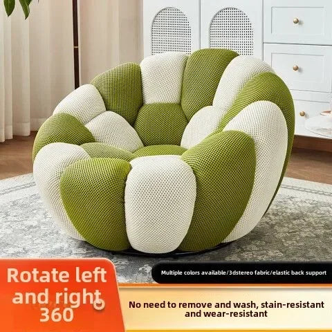 Single Seat Designer Pumpkin Lazy Sofa