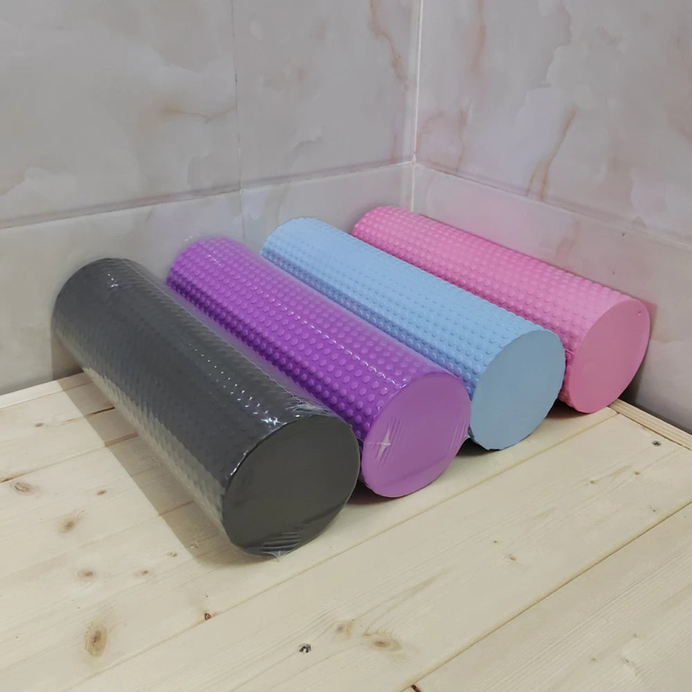 Yoga Roller EVA Foam Hexagonal – Massage Cylinder for Pilates and Home Exercises