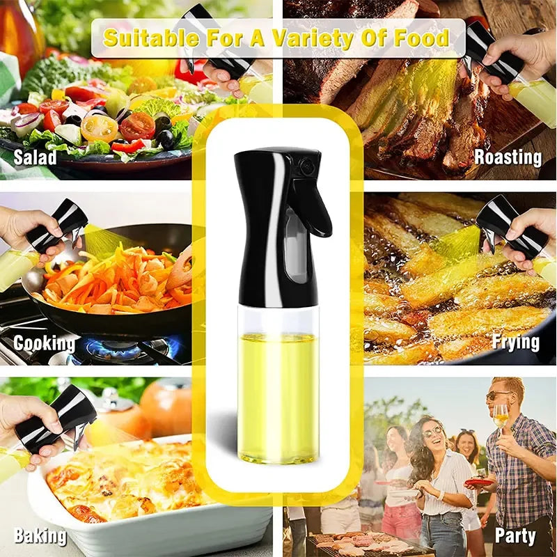 Spray d'Huile pour Cuisine - Bouteille Atomiseur d'Huile d'Olive Comestible - Idéale pour Friteuse à Air