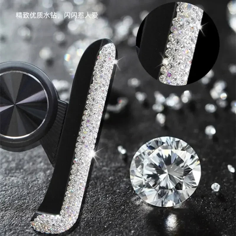 Car Phone Holder Diamond Crystal Car