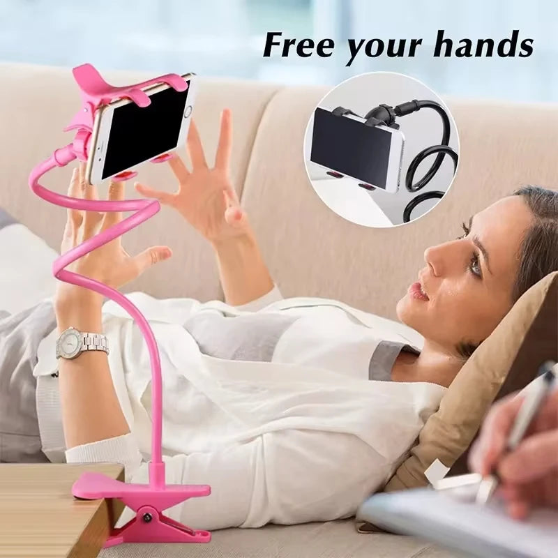 360-degree clip mobile phone holder stand