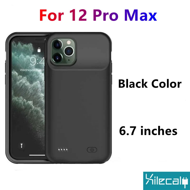 "Xilecaly Battery Case pour iPhone 15/14/13/12 Mini/XS Max/XR/7/8 Plus/SE"