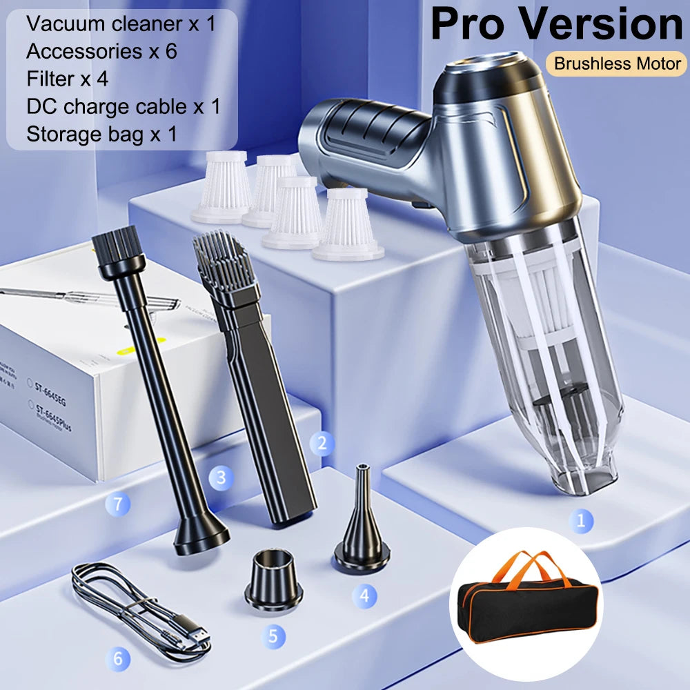 Car Vacuum Cleaner Wireless Portable Vacuum Cleaner