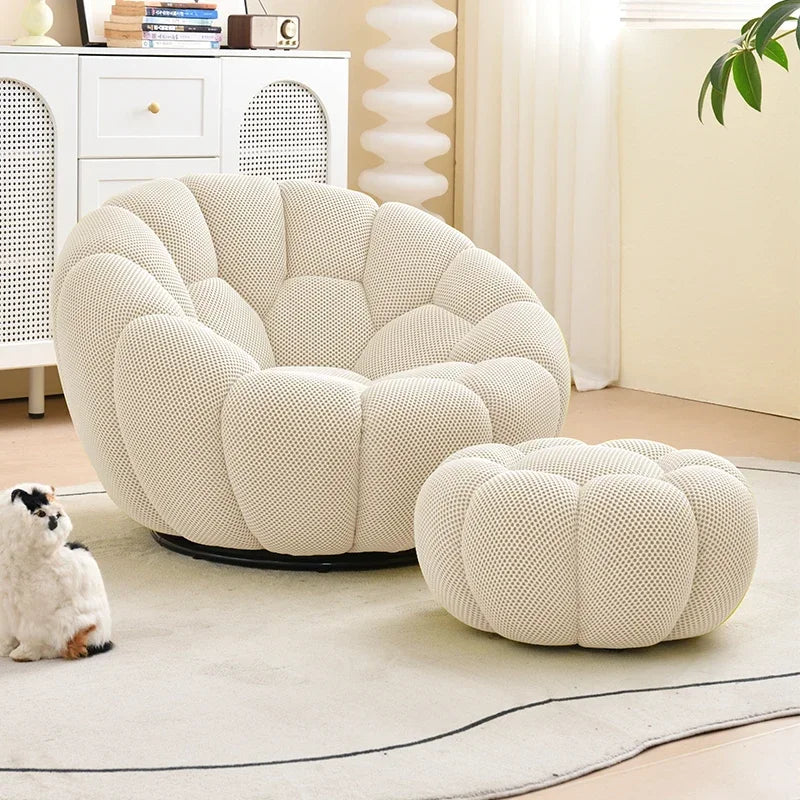 Single Seat Designer Pumpkin Lazy Sofa