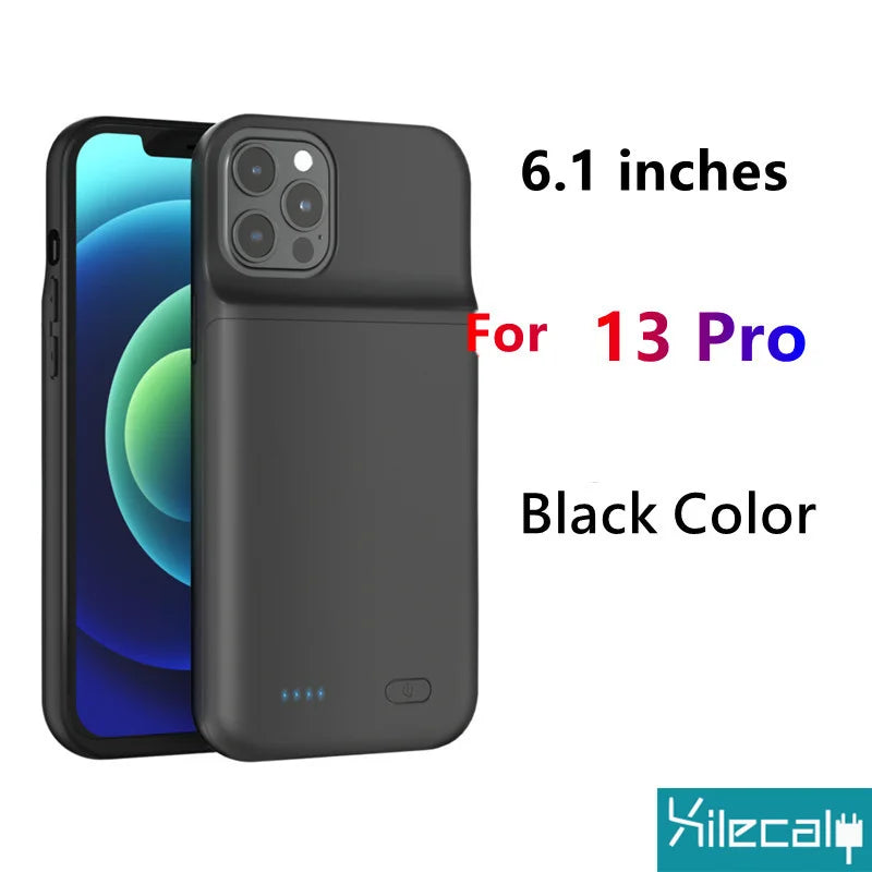 "Xilecaly Battery Case pour iPhone 15/14/13/12 Mini/XS Max/XR/7/8 Plus/SE"