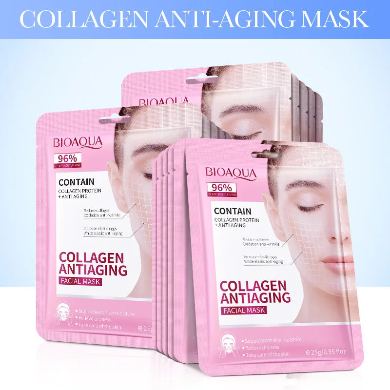 BIOAQUA Retinol Collagen Face Masks – Hydration, Radiance and Firmness