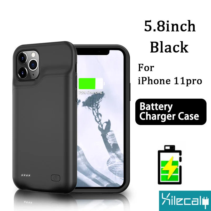 "Xilecaly Battery Case pour iPhone 15/14/13/12 Mini/XS Max/XR/7/8 Plus/SE"