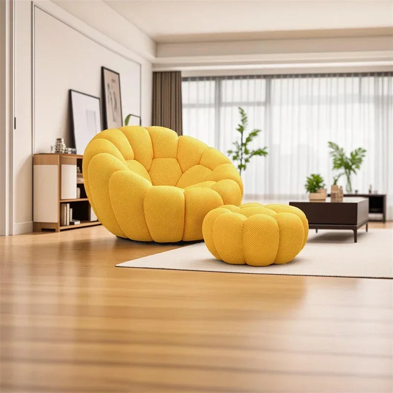 Single Seat Designer Pumpkin Lazy Sofa