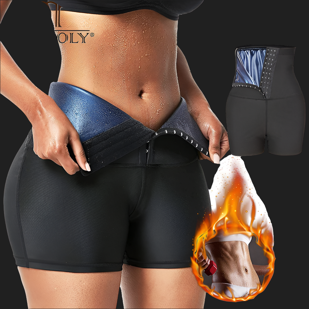 MISSMOLY Sauna Pants – Women's Thermo Slimming Shorts, Tummy Control and Waist Trainer