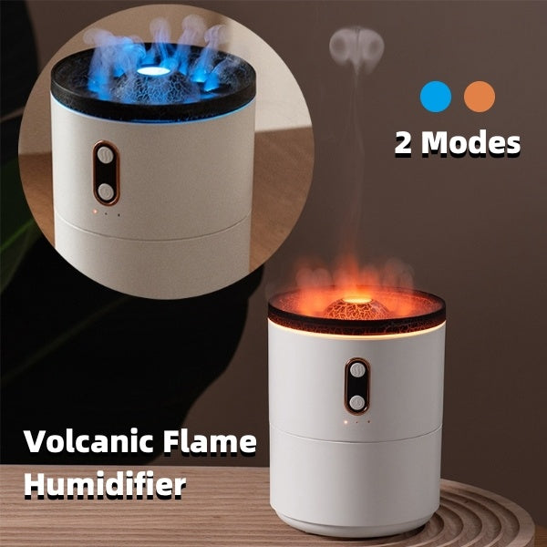 Volcanic Flame Essential Oil Diffuser – Jellyfish Portable Air Humidifier with Night Light